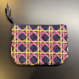 Vera Bradley Ribbons Retired Geometric Small Cosmetic Bag - NWOT